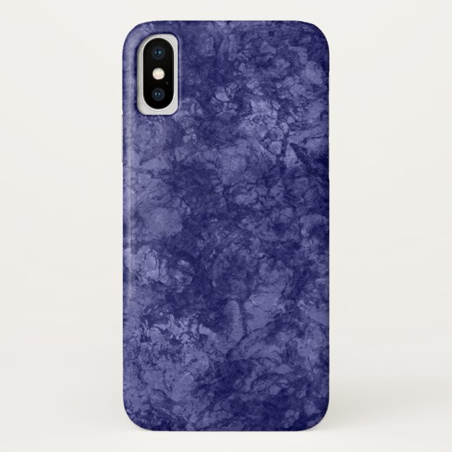 Capa Para iPhone, Case-Mate Textura violeta violeta escura texturizada por esc (Verso)