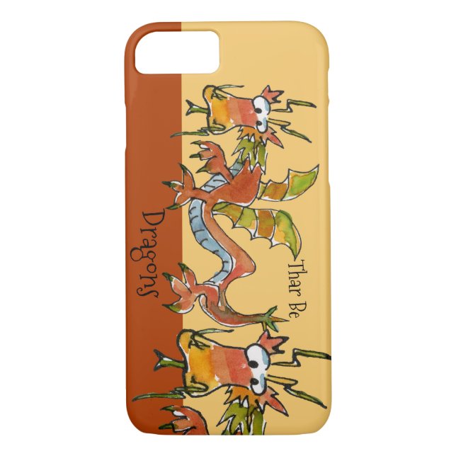 Capa Para iPhone, Case-Mate Thar Be Dragon (Verso)