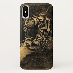 Capa Para iPhone X Tiger Fine Art