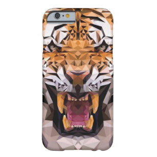 Capa Barely There Para iPhone 6 Tiger Geométrico