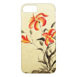 Capa iPhone 8/ 7 Tiger Lily - Vermelho
