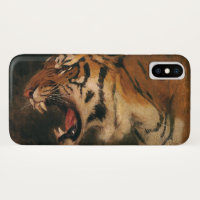 Tigre-de-bengala Antigo Felino Grande Rugindo, Ani