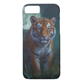 Capa iPhone 8/ 7 Tigre e Lua Completa