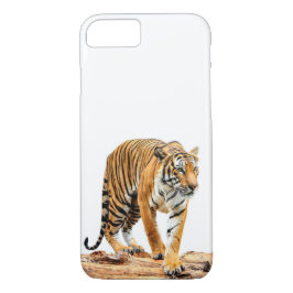Capa iPhone 8/ 7 Tigre Em Um Log