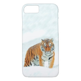 Capa iPhone 8/ 7 Tigre na neve