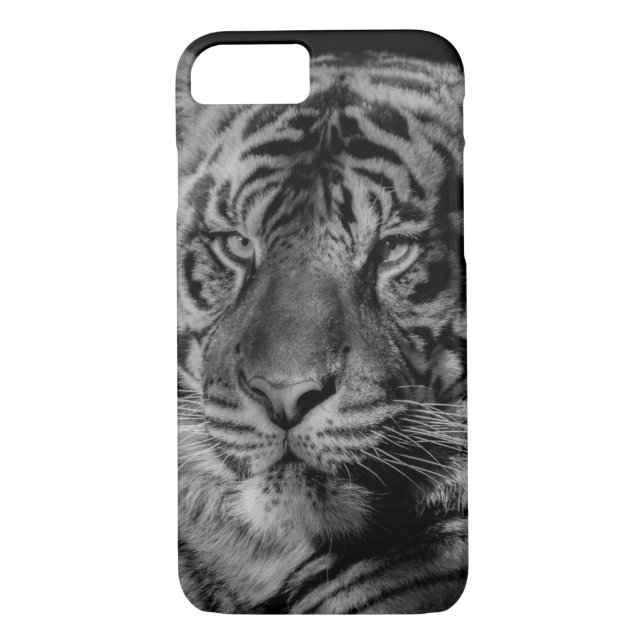 Capa Para iPhone, Case-Mate Tigre preto e branco (Verso)