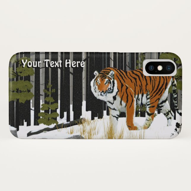 Capa Para iPhone, Case-Mate Tigre Siberiano (Verso (Horizontal))