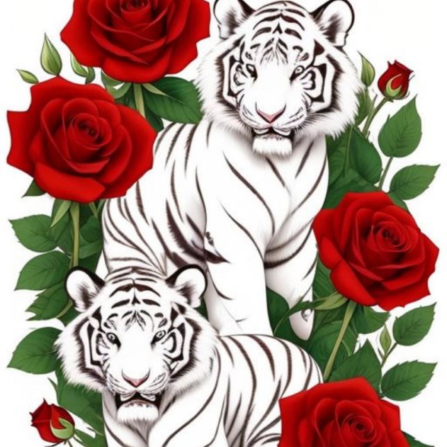 Capa Para iPhone, Case-Mate Tigres Brancos (Beautiful Black White Tigers 
Ai-Artwork!)