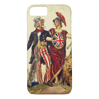 Capa iPhone 8/ 7 Tio Sam e Britannia
