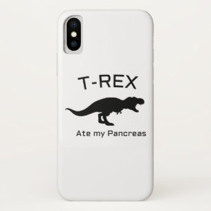 Capa Para iPhone Da Case-Mate Tipo engraçado de T-Rex - 1 diabético engraçado do
