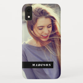 Capa Para iPhone Da Case-Mate Tipografia de Fotos e Nomes da Família Personaliza