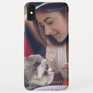 Capa Para iPhone Da Case-Mate Tipografia de Pet e Nome Personalizado