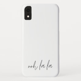 Capa Para iPhone Da Case-Mate Tipografia Desenhada À Mão Ooh La Quote
