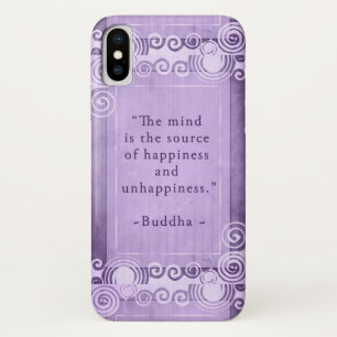 Capa Para iPhone X Tipografia inspirada das citações de Buddha