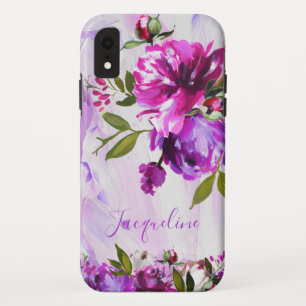 Capa Para iPhone Da Case-Mate Tipografia Pink Personalizada com Watercolor