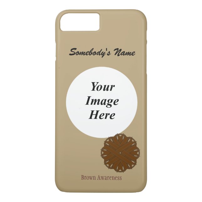 Capa Para iPhone, Case-Mate Tmpl de Flower Brown por Kenneth Yoncich (Verso)