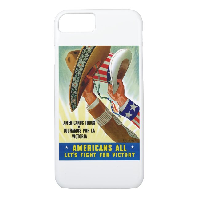 Capa Para iPhone, Case-Mate Todos os Americanos - Luta Vamos pela Vitória (Verso)