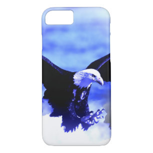 Capa iPhone 8/ 7 Tons de cor azul de aterrissagem da águia iPhone 7