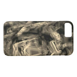 Capa iPhone 8/ 7 Torcido com uma forte sombra de bege, espelho