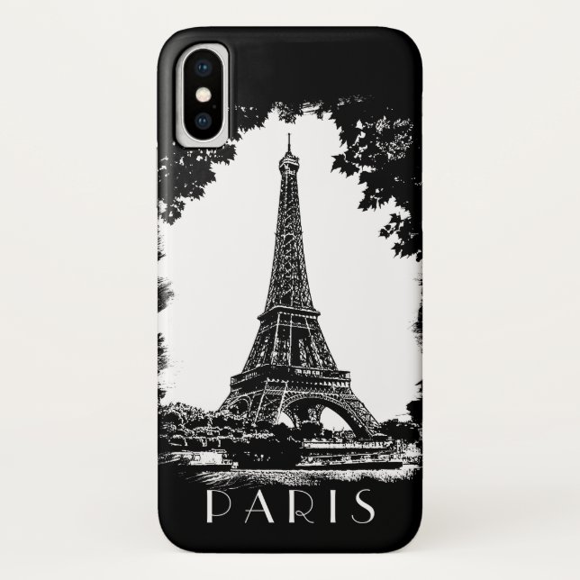 Capa Para iPhone, Case-Mate Torre Eiffel de Paris (Verso)