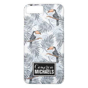 Capa Para iPhone Da Case-Mate Toucan cinzento adiciona seu nome