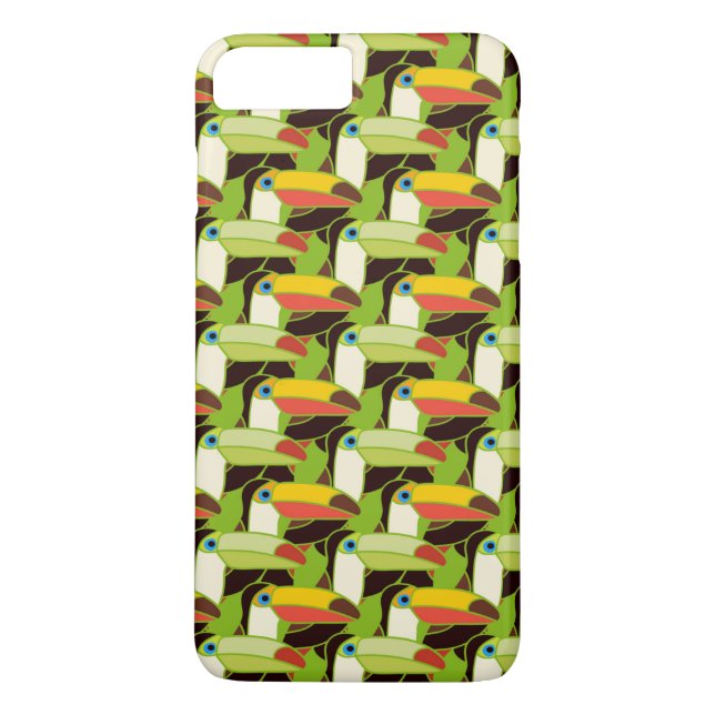 Capa Para iPhone, Case-Mate Toucans colorido (Verso)