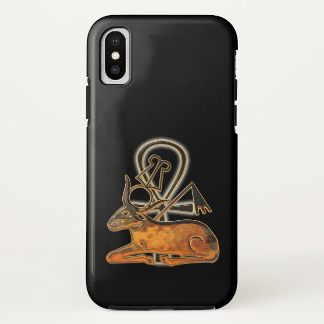 Capa Para iPhone, Case-Mate Touro Sagrado Egípcio 3D (Verso)