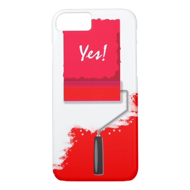Capa Para iPhone, Case-Mate Trabalho em Andamento Vermelho (Verso)