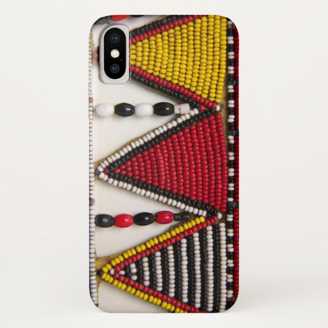 Capa Para iPhone, Case-Mate Trabalho Tribal Maasai em Contas (Verso)