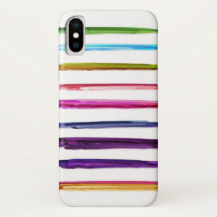 Capa Para iPhone Da Case-Mate Traços de pincel de pintura colorida com abstrato
