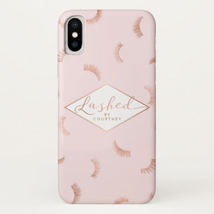 Capa Para iPhone Da Case-Mate Traços de texto lavados Pink/Rosa Dourado padrão