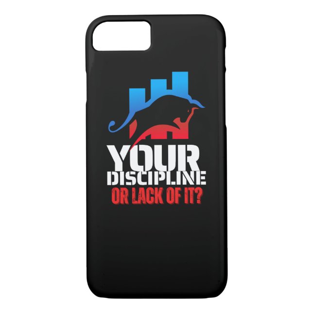 Capa Para iPhone, Case-Mate Trader motivation | Bull | Discipline (Verso)