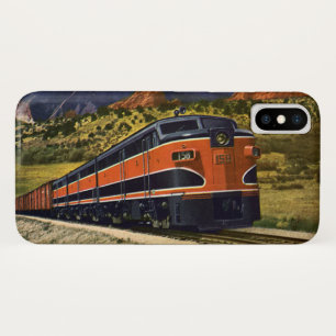 Capa Para iPhone X Transporte Antigo no Oeste Americano, Trem 158