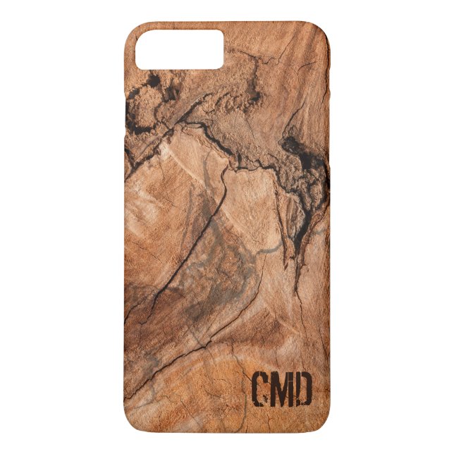 Capa Para iPhone, Case-Mate Trendy Monogramed Nature Hardwood (Verso)