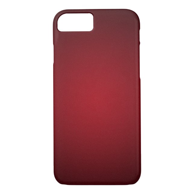 Capa Para iPhone, Case-Mate Trendy Red-Black Grainy Vignette (Verso)