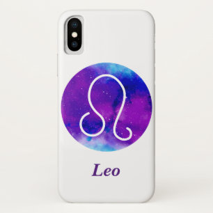 Capa Para iPhone Da Case-Mate Trendy Zodiac - Sinal Leo Purple Nebula