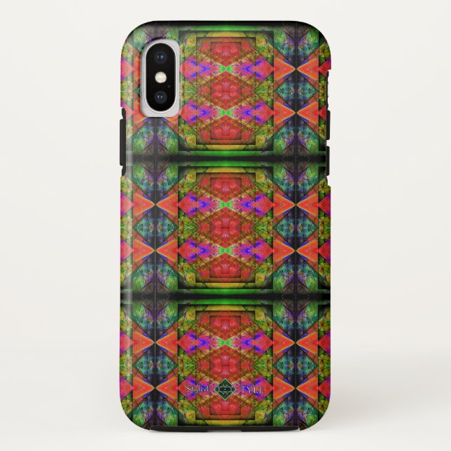 Capa Para iPhone, Case-Mate Triângulo Invertido Prisma Colcha 2 (Verso)