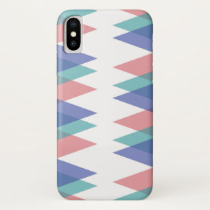 Capa Para iPhone Da Case-Mate Triângulos azuis e corais
