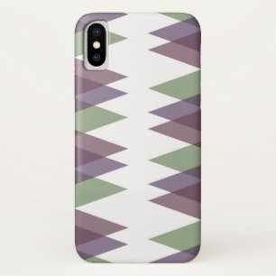 Capa Para iPhone Da Case-Mate Triângulos Mauve e Verde