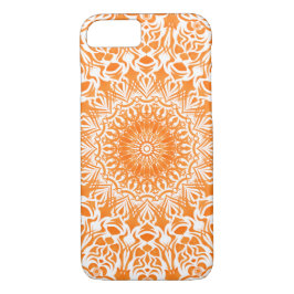 Capa iPhone 8/ 7 Tribal Mandala Orange