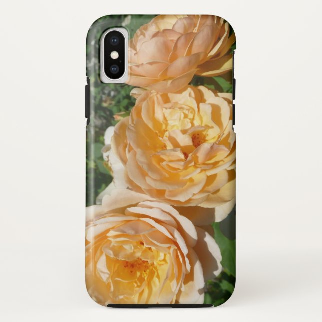 Capa Para iPhone, Case-Mate Trio de Rosas de pêssego Floral (Verso)