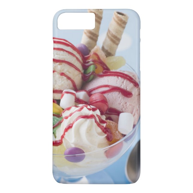 Capa Para iPhone, Case-Mate Trio do sorvete e do Sundae doce (Verso)