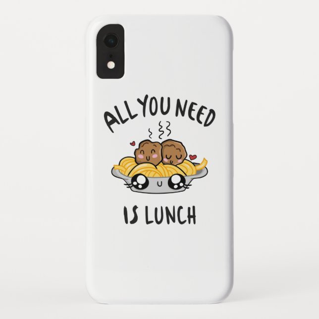 Capa Para iPhone, Case-Mate Tudo o que você precisa é almoço (Verso)
