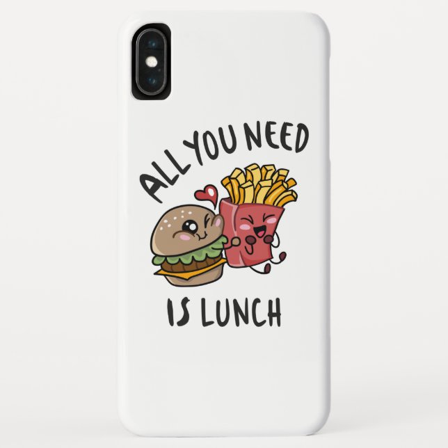 Capa Para iPhone, Case-Mate Tudo o que você precisa é almoço (Verso)