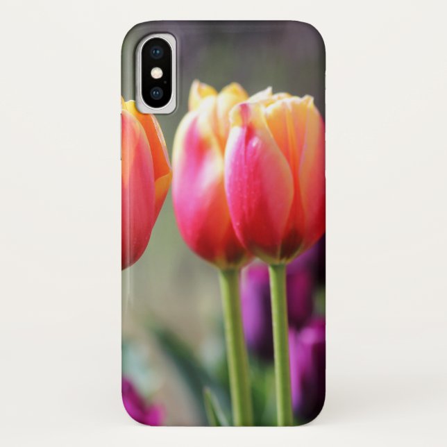 Capa Para iPhone, Case-Mate Tulipas de queda Achama (Verso)