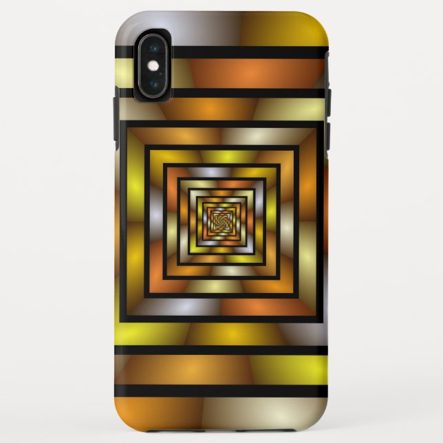 Capa Para iPhone, Case-Mate Túnel Luminoso - Gráfico Fratural Trippy (Verso)