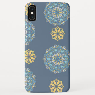 Capa Para iPhone Da Case-Mate Turquoise Teal Blue e Mandala amarelo Padrão de ar