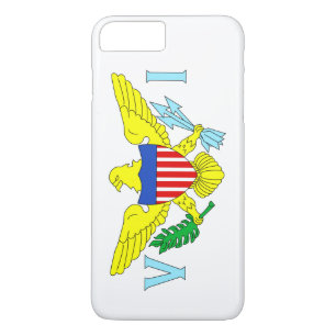 Capa iPhone 8 Plus/7 Plus U.S. Bandeira de Virgin Islands