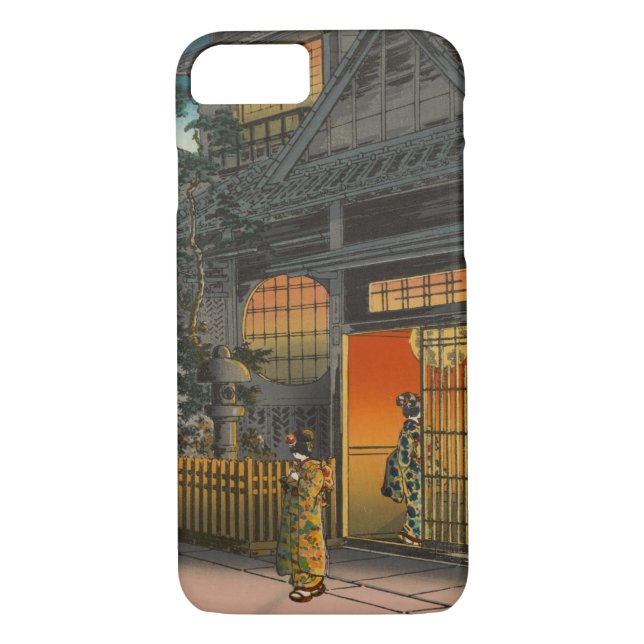 Capa Para iPhone, Case-Mate Ukiyoe Art Japonês (Kouitsu Tsuchiya) (Verso)