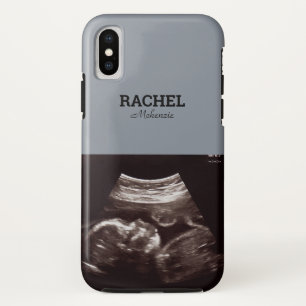 Capa Para iPhone Da Case-Mate Ultrassom Foto Dusty Monograma Azul